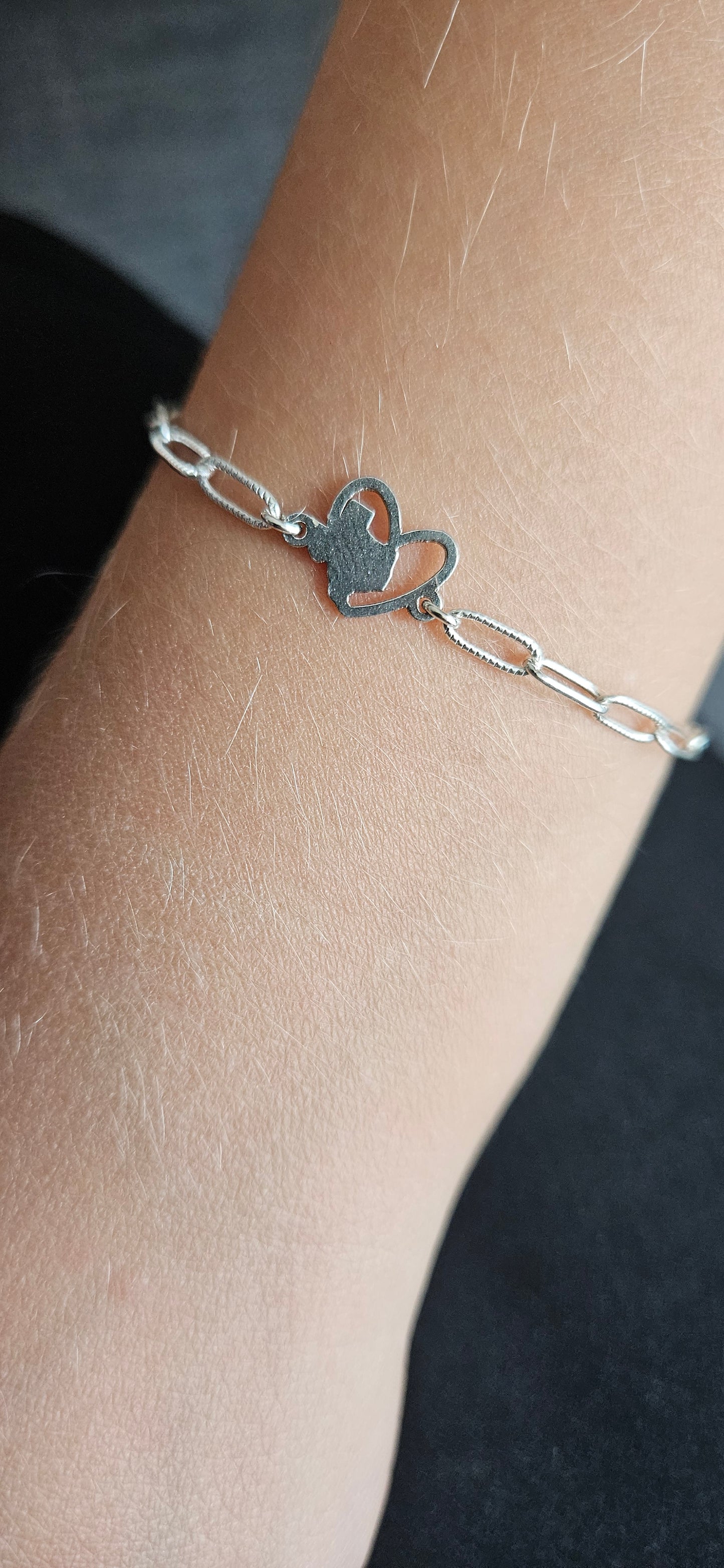 Heart of Texas Silver Bracelet