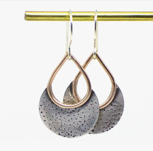 Silver boho dangle