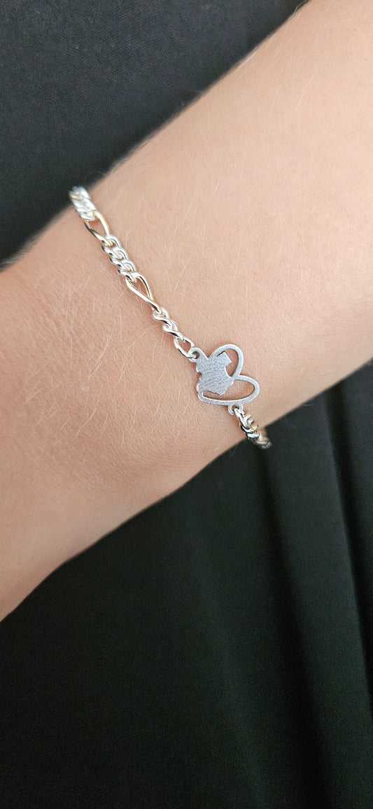 Heart of Texas Mixed Metal Bracelet